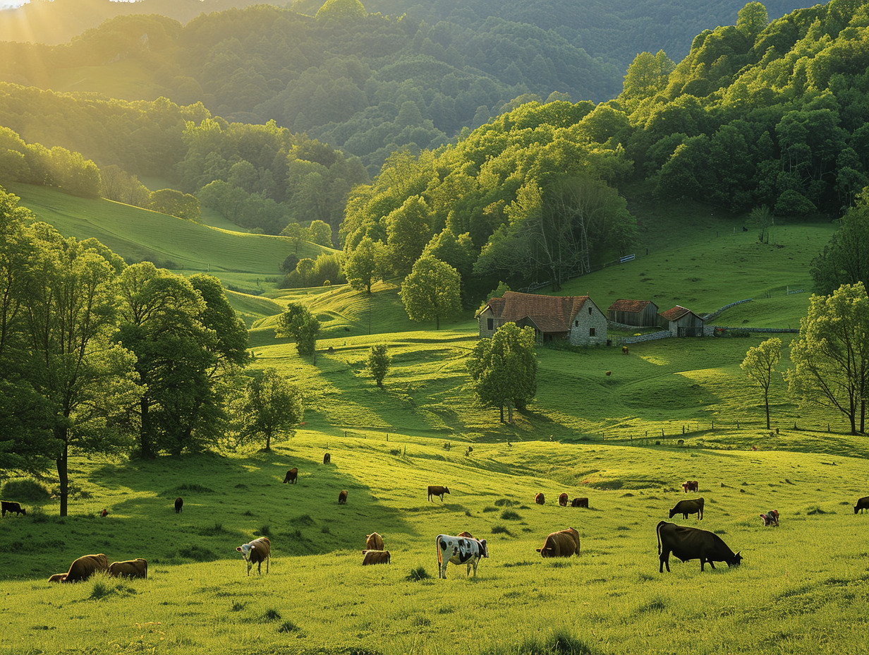 balades bucoliques cantal ville